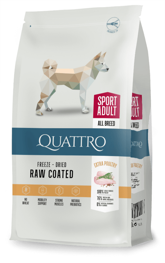 Tasskungen Foder Quattro All Breed Active Adult 12kg –