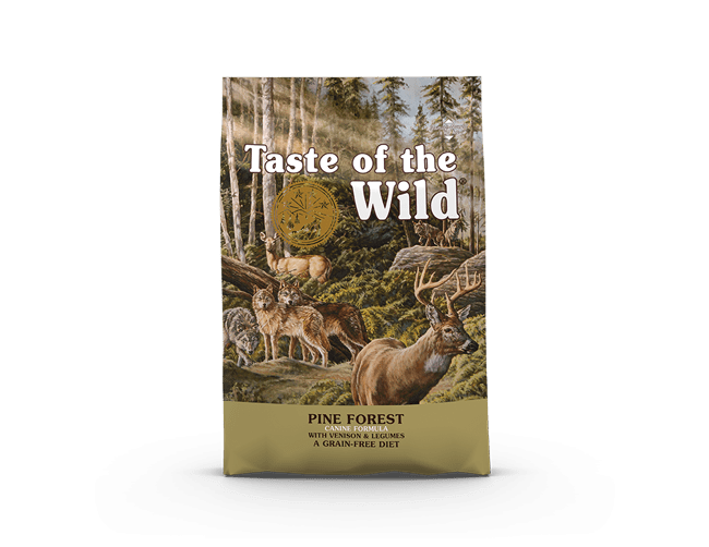 Tasskungen Foder Taste of the Wild Pine Forest 2 kg – Vildsmak för ett långt och hälsosamt liv