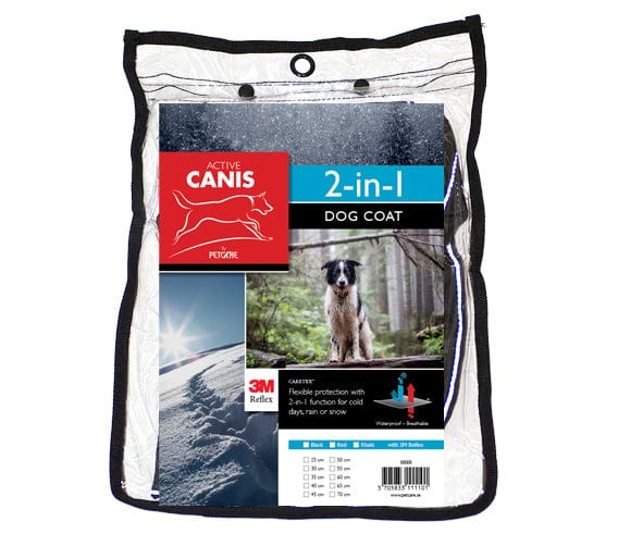 Tasskungen Hundbädd Active Canis 2 in 1 Dog Coat Black 50 cm