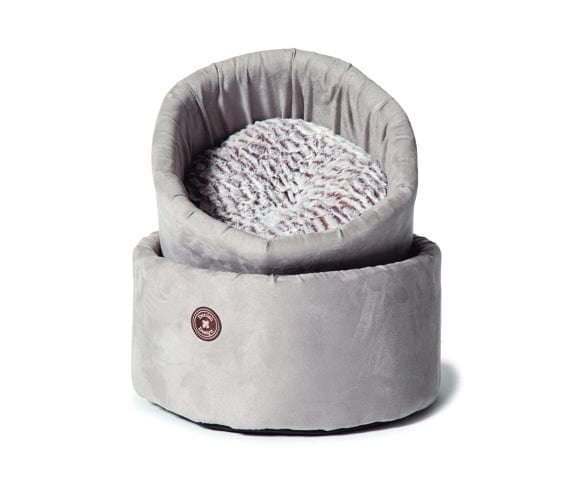 Tasskungen Kattsängar & iglos Danish Design Cosy Bed Arctic 42 cm – Lyxig och Mysig Bädd för Katter och Små Hundar