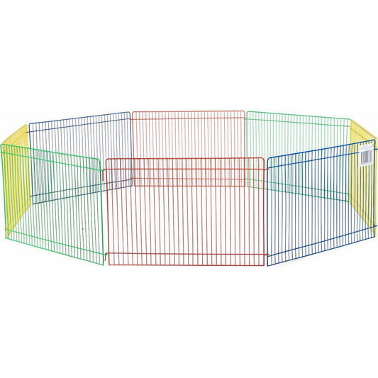 Tasskungen Playpen – Färgglad Lekhage för Smådjur (34.7x23.2 cm) - Mångsidig och Flexibel