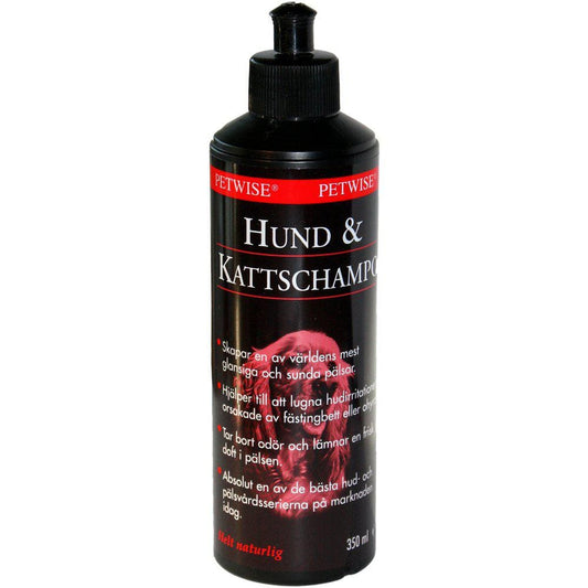 Tasskungen shampoo Petwise Premium Hund & Kattschampo 350ml