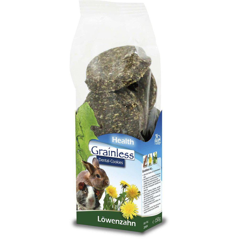 Tasskungen smådjursgodis Jr Farm Grainless Healthdental-kakor Maskros 150g