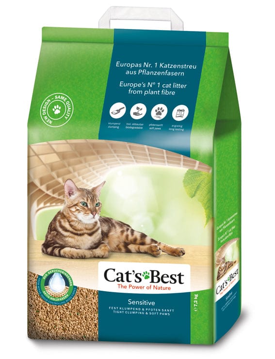 Tasskungen TRIXIE 20 L Cat's Best Sensitive, klumpbildande