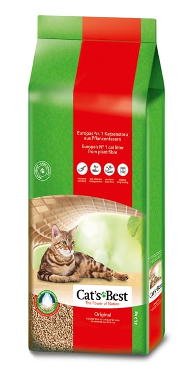 Tasskungen TRIXIE 40 L Cat's Best Original, klumpbildande