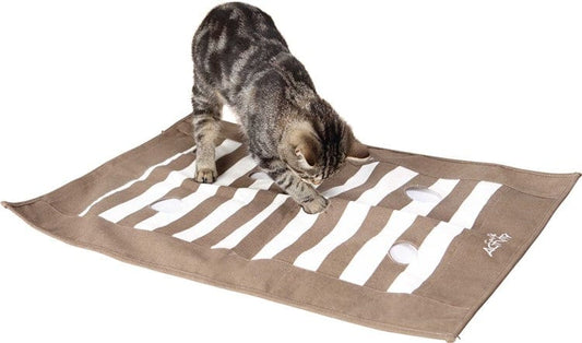 Tasskungen TRIXIE Cat Activity Lekmatta 70 × 50 cm, brun/cream