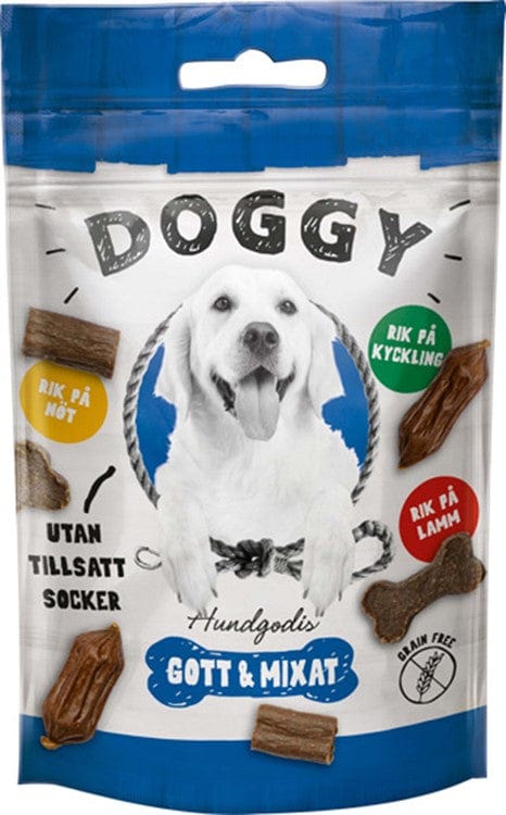 Tasskungen TRIXIE Doggy Hundgodis Gott &amp; Mixat – Smakrikt & Näringsrikt Belöningsgodis (55 g)