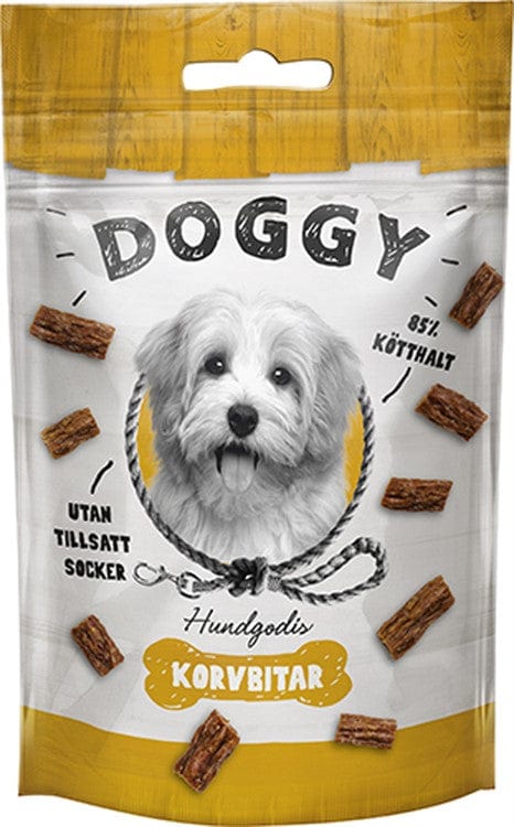 Tasskungen TRIXIE Doggy Hundgodis Korvbitar – Smakrikt &amp; Proteinrikt Belöningsgodis (55 g)