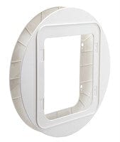 Tasskungen TRIXIE SureFlap monteringsadapter för # 38550, ø 38 cm, vit