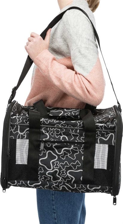 Tasskungen TRIXIE Transportväska Adrina, <7 kg 42x27x26 cm, nylon m benmotiv