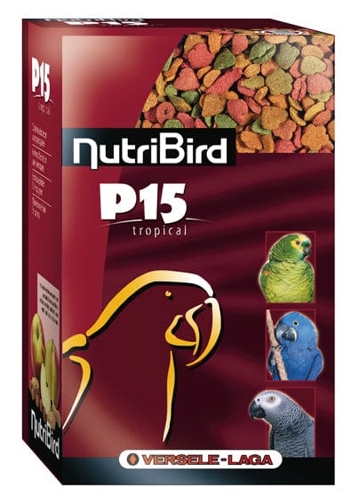 Tasskungen TRIXIE VL NutriBird P15 Papegojpellets Tropical 1 kg - Tropisk och Näringsrik Fågelmat för Papegojor