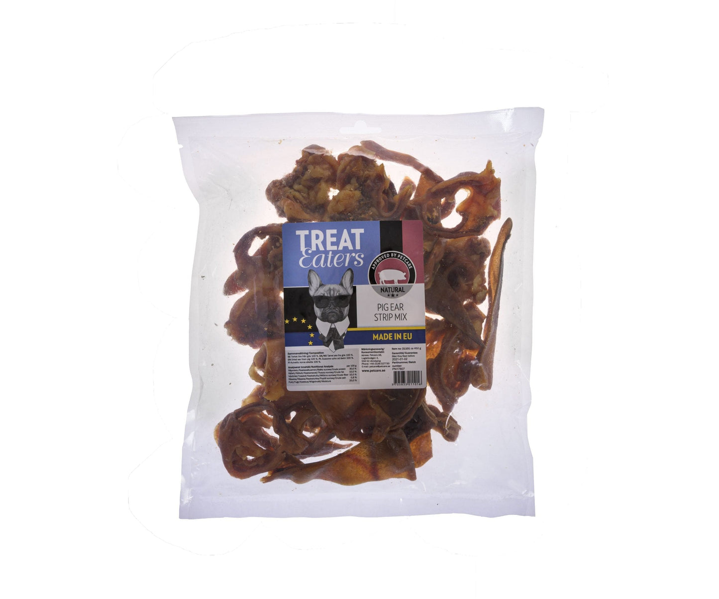 Tasskungen Tuggben Treateaters Pig Ears Strip Mix, 450 g EU